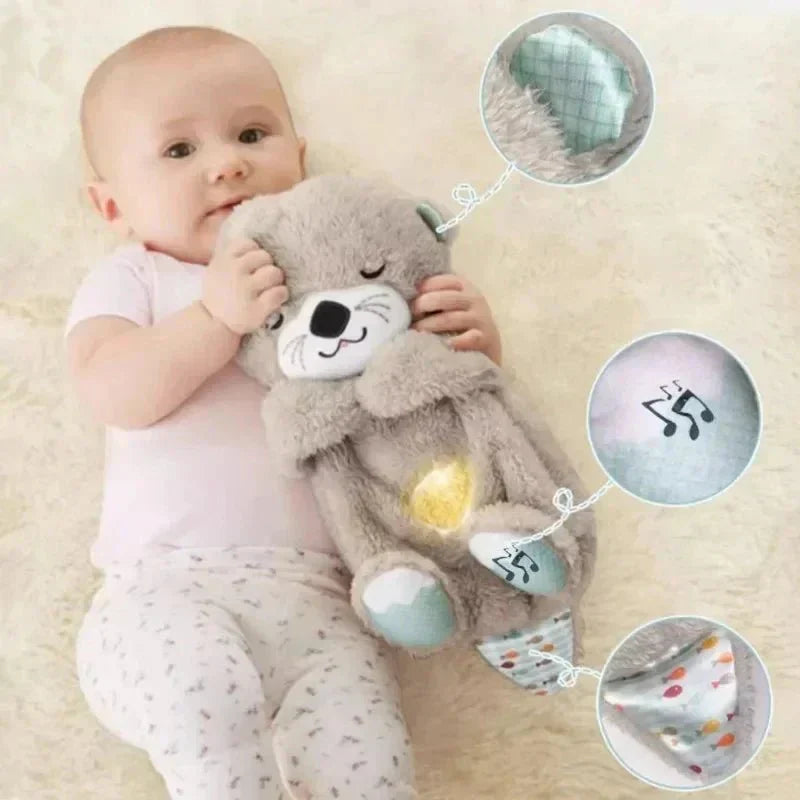 Mykro™ 2024 New Soothe 'n Snuggle Otter преносим плюшен придружител за дишане